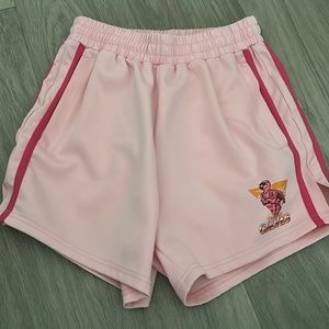 pink gym shorts